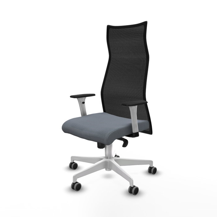 Piqueras y Crespo Chaise de Bureau Albacete Gris et Noir