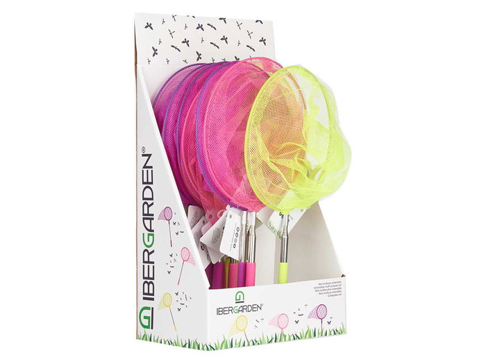 Ibergarden Filet Multiusage Extensible 3 Couleurs Assorties 19.8 x 1.2 x 38 cm (Set de 24)