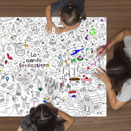 Jeux 2 momes Poster XXL à colorier 70x100 cm
