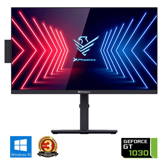 Phoenix Unity 1030G AIO 24" Ordinateur Tout-en-Un Intel Core i3-10105 NVIDIA GT 1030 8 Go RAM SSD 480 Go Windows 10 Phoenix Unity 1030G AIO 24" Ordinateur Tout-en-Un Intel Core i3-10105 NVIDIA GT 1030 8 Go RAM SSD 480 Go Windows 10
