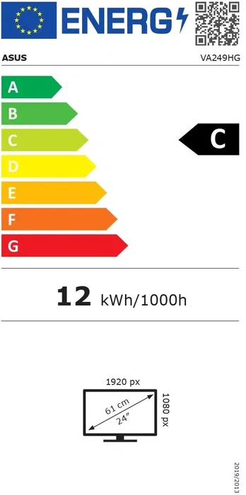 ASUS VA249HG - Écran PC Gaming 24" (60.45 cm) - IPS Full HD 1920x1080 - 120Hz - 1ms - Adaptive-Sync - Eye Care - 99% sRGB - HDMI