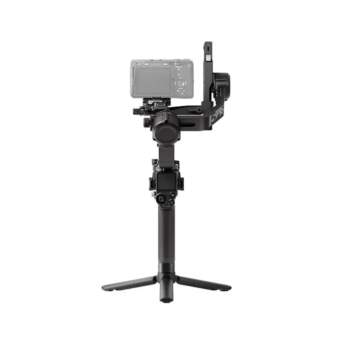 DJI RS 5 Stabilisateur caméra avec module de suivi intelligent Bluetooth, rotation continue 360°, écran tactile, noir