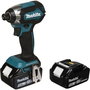 Makita DTD153RTJ Clé à choc sans fil avec 2 batteries 5,0 Ah et chargeur rapide