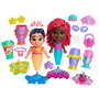 Just Play Disney Set de figurines Ariel et Lucia Pop Tails Deluxe avec 19 pièces, âge recommandé +3 ans