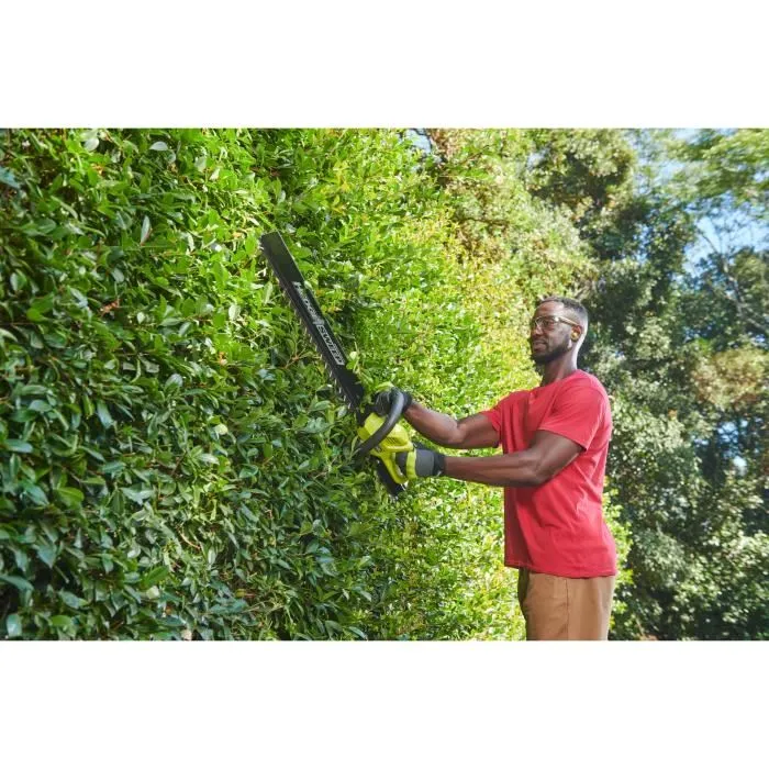 Ryobi - Taille-haies 36 V sans fil - Lames 60 cm, écartement 26 mm, fonction scie HedgeSweep™ - Avec batterie lithium+ 36V 2,0 Ah et chargeur 1,7 A