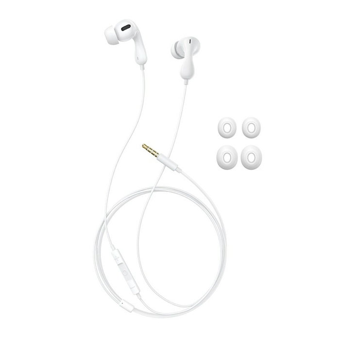 Baseus Encok HZ20 Casque avec Microphone Blanc Noir