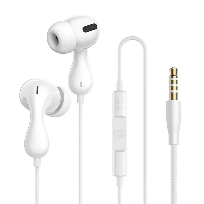 Baseus Encok HZ20 Casque avec Microphone Blanc Noir