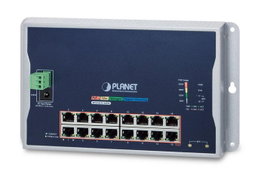 Planet WGS-4215-16P2S Commutateur Industriel 16 Ports PoE+ et 2 SFP
