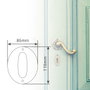 GSC Evolution Numéro de porte 0 en acier inoxydable - Doré