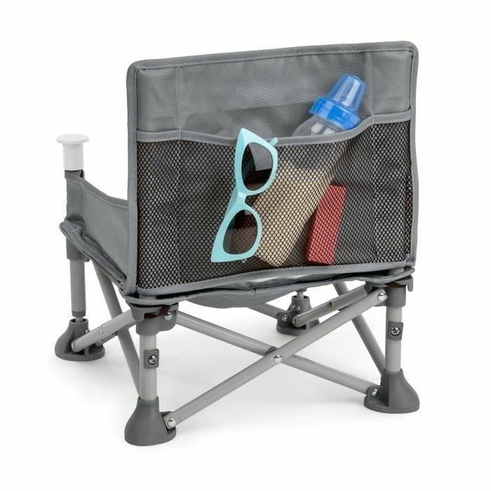 Bright Starts Rehausseur Pop 'N Sit Gris, Évolutif et Pliable Bright Starts Rehausseur Pop 'N Sit Gris, Évolutif et Pliable