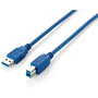 Câble USB 3.0 A vers USB B Equip 128291 Bleu