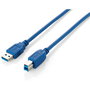 Câble USB 3.0 A vers USB B Equip 128291 Bleu