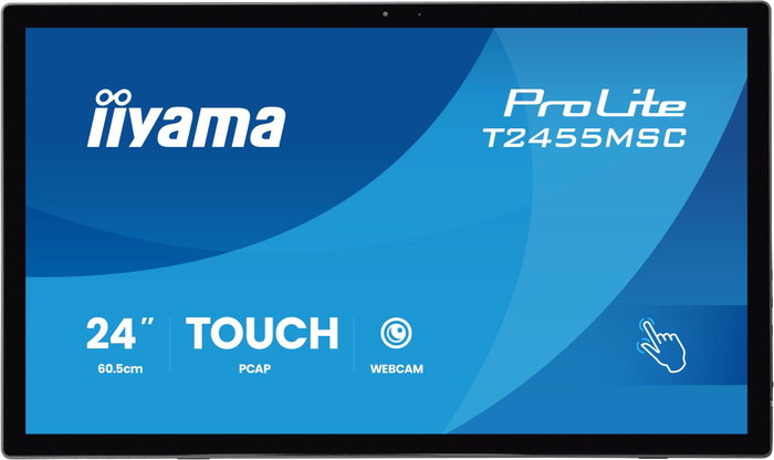 iiyama ProLite T2455MSC / T2455MSC-B2 Black 60,5 cm (23,8 pouces) Moniteur iiyama ProLite T2455MSC / T2455MSC-B2 Black 60,5 cm (23,8 pouces) Moniteur