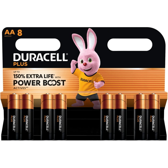 Duracell Power Boost AA LR06 MN1500 1,5 V - Pack de 8 unités Duracell Power Boost AA LR06 MN1500 1,5 V - Pack de 8 unités
