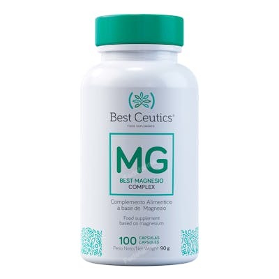BEST CEUTICS Magnésio Complex 100 Capsules - Complément Alimentaire Magnésium BEST CEUTICS Magnésio Complex 100 Capsules - Complément Alimentaire Magnésium