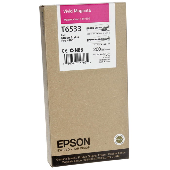 Epson Cartouche d'encre Stylus Pro 4900 Vivid Magenta 200ml