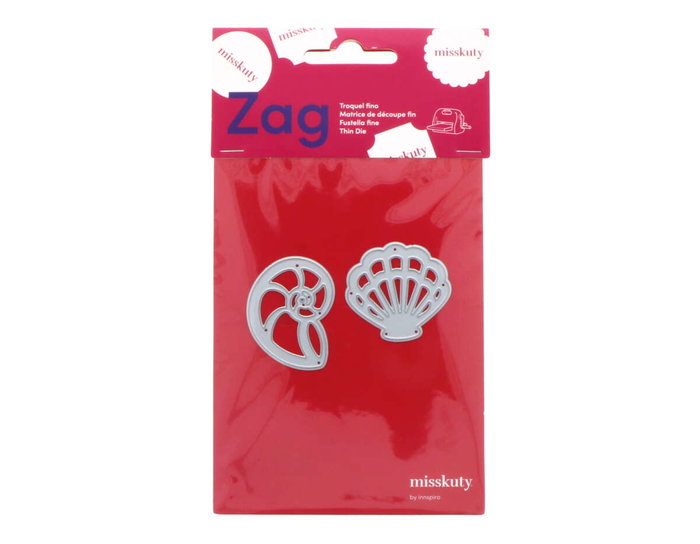 Misskuty Troquel fino ZAG Verano conchas 2u.