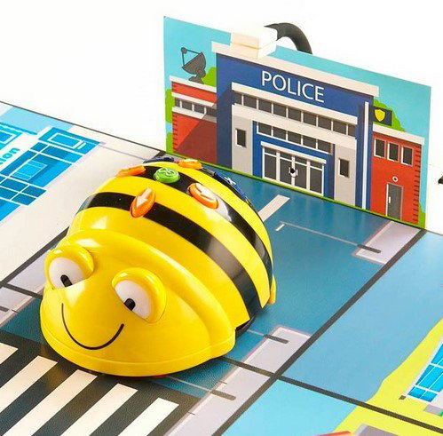 TTS Capteur Robot Frontal Décoration pour Bee-Bot ou Blue-Bot - 10 Thèmes de Jeu Éducatif