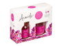Acorde Set Mikado 100ml et Bougie 30h Orquidea Rose 19x15x7cm (Set de 6)