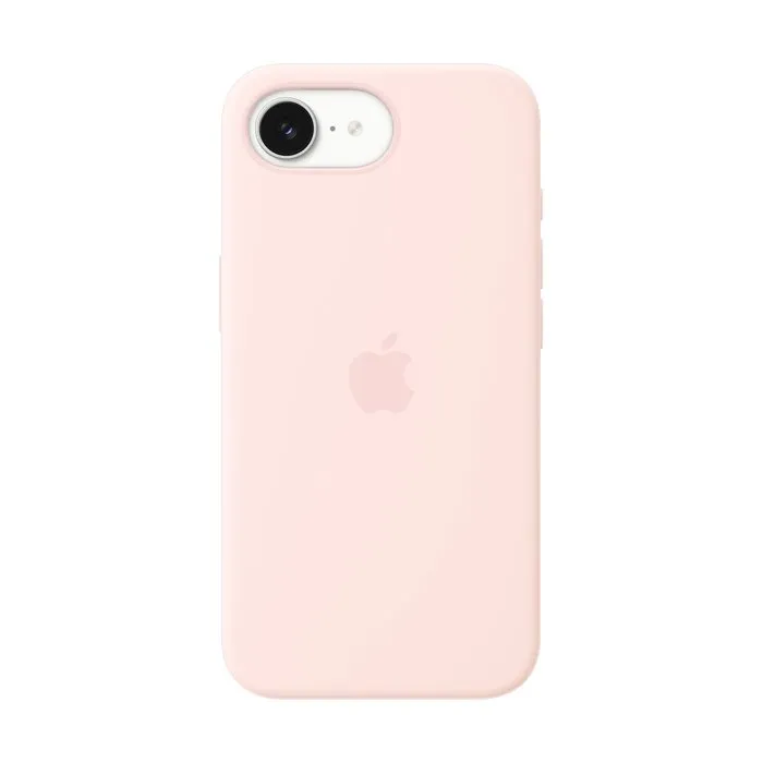 Apple Coque en silicone avec MagSafe pour iPhone 17e - Rose tendre Apple Coque en silicone avec MagSafe pour iPhone 17e - Rose tendre