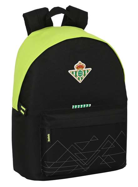 Safta Mochila para portatil 14,1" real betis balompie - Sac à dos pour ordinateur portable 14.1 pouces Real Betis Balompie, polyester 600D, noir et vert citron, 31 x 41 x 16 cm Safta Mochila para portatil 14,1" real betis balompie - Sac à dos pour ordinateur portable 14.1 pouces Real Betis Balompie, polyester 600D, noir et vert citron, 31 x 41 x 16 cm