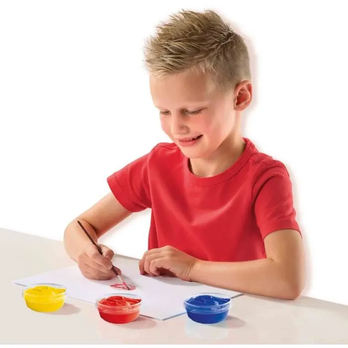 Ses Creative Gouache, 6 Tubes de 45 ml - Couleurs : Rouge, Bleu, Blanc, Noir, Vert, Jaune - Idéal pour enfants à partir de 3 ans, Lavable Ses Creative Gouache, 6 Tubes de 45 ml - Couleurs : Rouge, Bleu, Blanc, Noir, Vert, Jaune - Idéal pour enfants à partir de 3 ans, Lavable