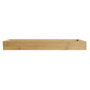 DKD Home Decor Plateau Naturel Bambou 43 x 27 x 4,5 cm