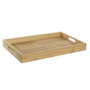 DKD Home Decor Plateau Naturel Bambou 43 x 27 x 4,5 cm