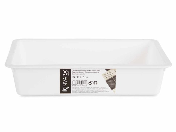 Kinvara Compartiment Tiroir en Plastique Médium 24x5x16 cm (Set de 36) Kinvara Compartiment Tiroir en Plastique Médium 24x5x16 cm (Set de 36)