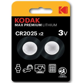 Kodak 30423008 Blister de 2 Piles Bouton Lithium Ultra CR2025