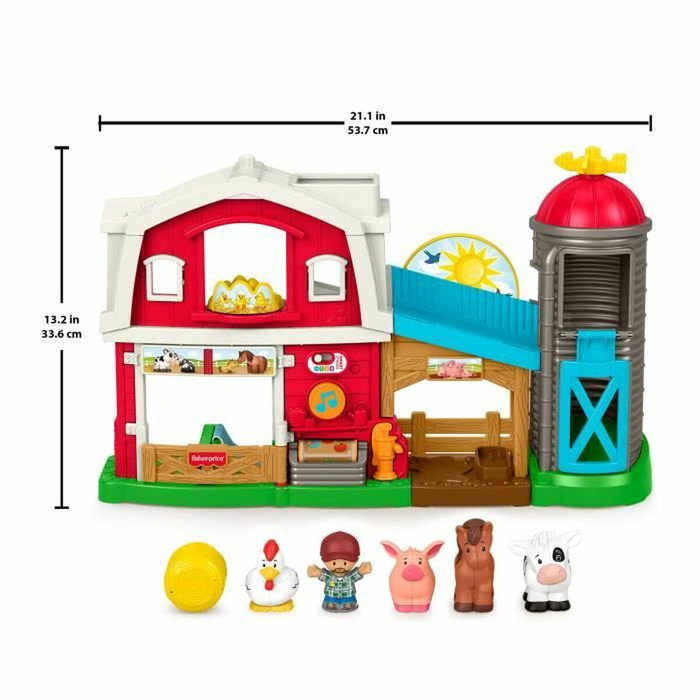 Fisher-Price Coffret de jeu Little People Les Animaux de la Ferme Multilingue