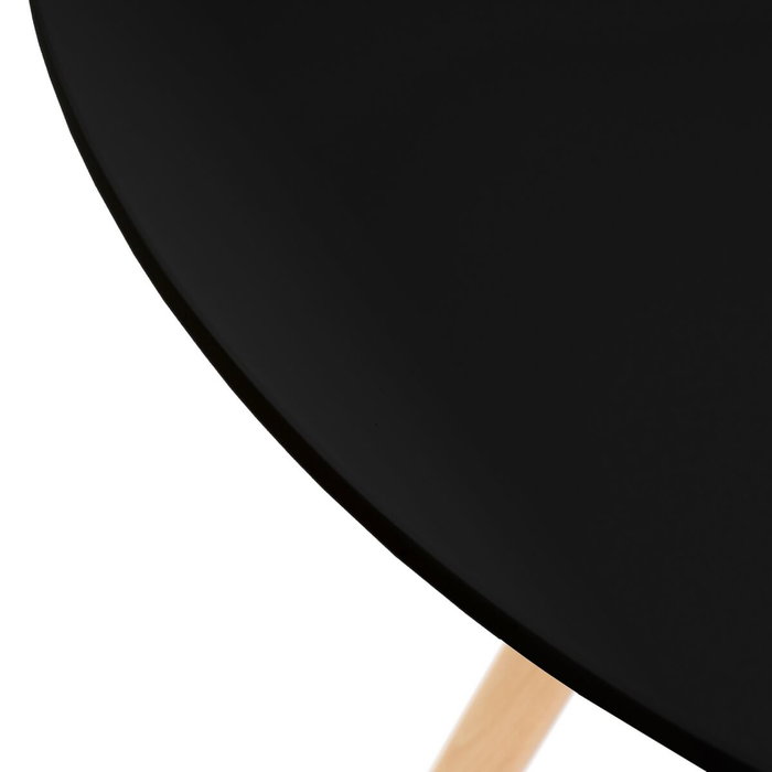 BigBuy Home Table Ronde Noir et Naturel BigBuy Home Table Ronde Noir et Naturel