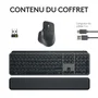 Logitech MX Keys S Combo Ensemble Clavier Souris Sans Fil Bluetooth AZERTY Graphite avec Rétroéclairage