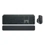 Logitech MX Keys S Combo Ensemble Clavier Souris Sans Fil Bluetooth AZERTY Graphite avec Rétroéclairage