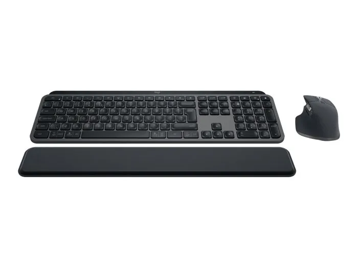 Logitech MX Keys S Combo Ensemble Clavier Souris Sans Fil Bluetooth AZERTY Graphite avec Rétroéclairage
