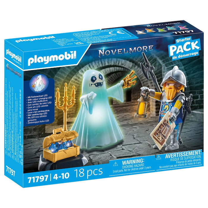 Playmobil Novelmore Chevalier et Fantôme à Effets Lumineux Playmobil Novelmore Chevalier et Fantôme à Effets Lumineux