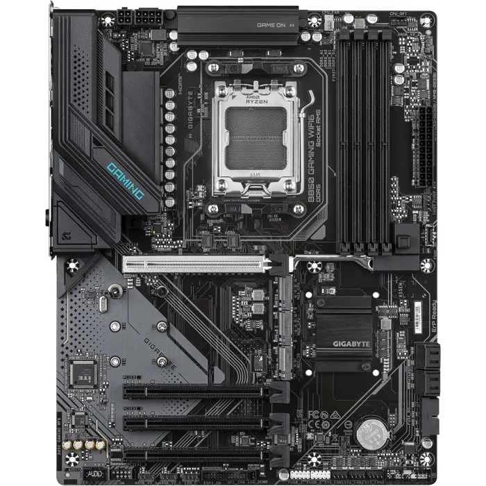 Gigabyte Carte Mère Gaming B850 GAMING WF6 ATX (AMD B850, DDR5, PCIe 5.0, WiFi 6) - Pour Configurations Gaming