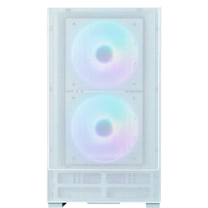 Zalman P30 AIR - Boîtier PC Mini Tour Blanc sans Alimentation - Micro-ATX/Mini-ITX - 3 Ventilateurs 140mm A-RGB - Façade Mesh - USB-C, USB 3.0, HD Audio