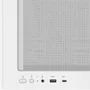 Zalman P30 AIR - Boîtier PC Mini Tour Blanc sans Alimentation - Micro-ATX/Mini-ITX - 3 Ventilateurs 140mm A-RGB - Façade Mesh - USB-C, USB 3.0, HD Audio
