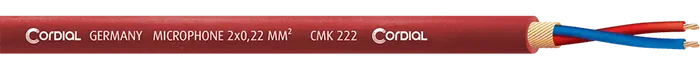 CORDIAL Bobine Câble Microphone 2x0,22mm² 100m Rouge CORDIAL Bobine Câble Microphone 2x0,22mm² 100m Rouge