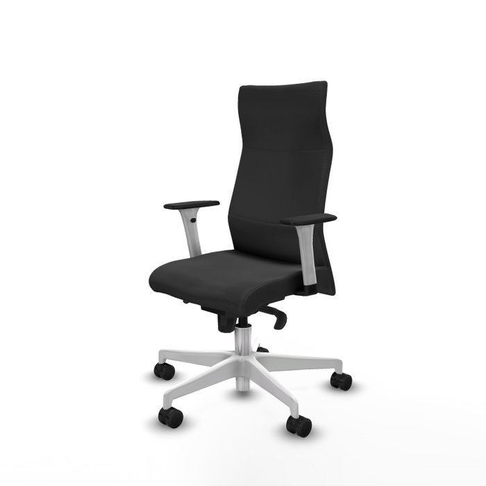 Piqueras Y Crespo Fauteuil Albacete, mécanisme Synchro, Similpiel Gris foncé