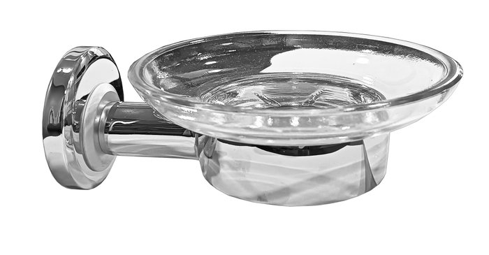 PLUVIA FINSTOCK Savonnière en métal et cristal PLUVIA FINSTOCK Savonnière en métal et cristal