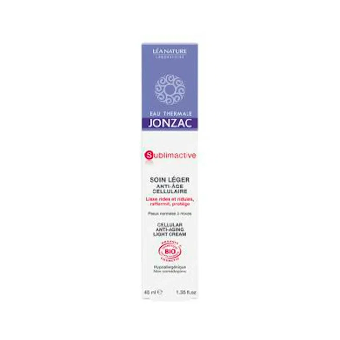 JONZAC ECO-BIO Sublimactive crème légère anti-âge BIO 40ml JONZAC ECO-BIO Sublimactive crème légère anti-âge BIO 40ml