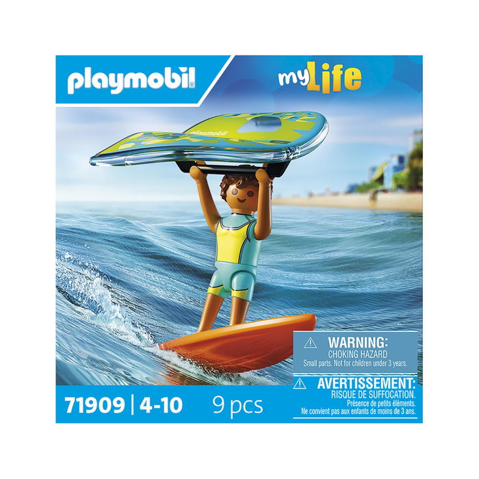 PLAYMOBIL Windsurfer 71909 Wing Surfing Set avec Personnage et Accessoires +4 Ans PLAYMOBIL Windsurfer 71909 Wing Surfing Set avec Personnage et Accessoires +4 Ans