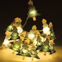 Guirlande lumineuse de Noël à piles, 20 LED, modèles variés