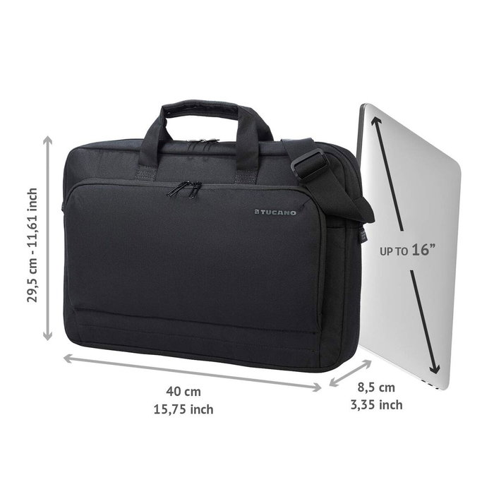 Housse pour ordinateur portable Tucano BSTN-BK Noir 15,6'' Housse pour ordinateur portable Tucano BSTN-BK Noir 15,6''