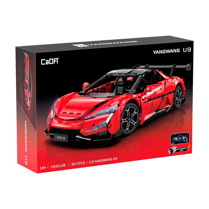 CADA Maquette de Voiture Yangwang U9 Supercar 1:8 à Construire - 3671 Pièces - Modèle Détailé pour Collectionneurs Adultes +14 ans CADA Maquette de Voiture Yangwang U9 Supercar 1:8 à Construire - 3671 Pièces - Modèle Détailé pour Collectionneurs Adultes +14 ans
