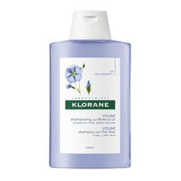Klorane Shampooing Lin Bio Volume 200 ml pour Cheveux Fins et Sans Volume