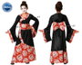 BigBuy Carnival Déguisement Geisha pour Enfant - Noir et Rouge