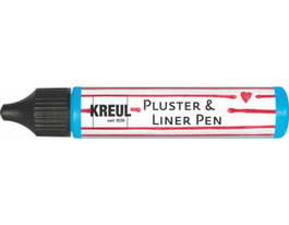 Kreul Pluster & Liner Pen Puffy Pen y Contornos Effet 3D Bleu Ciel 29ml